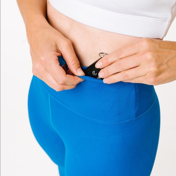 Blue Zyia Crop Tights - Picture 4 of 5